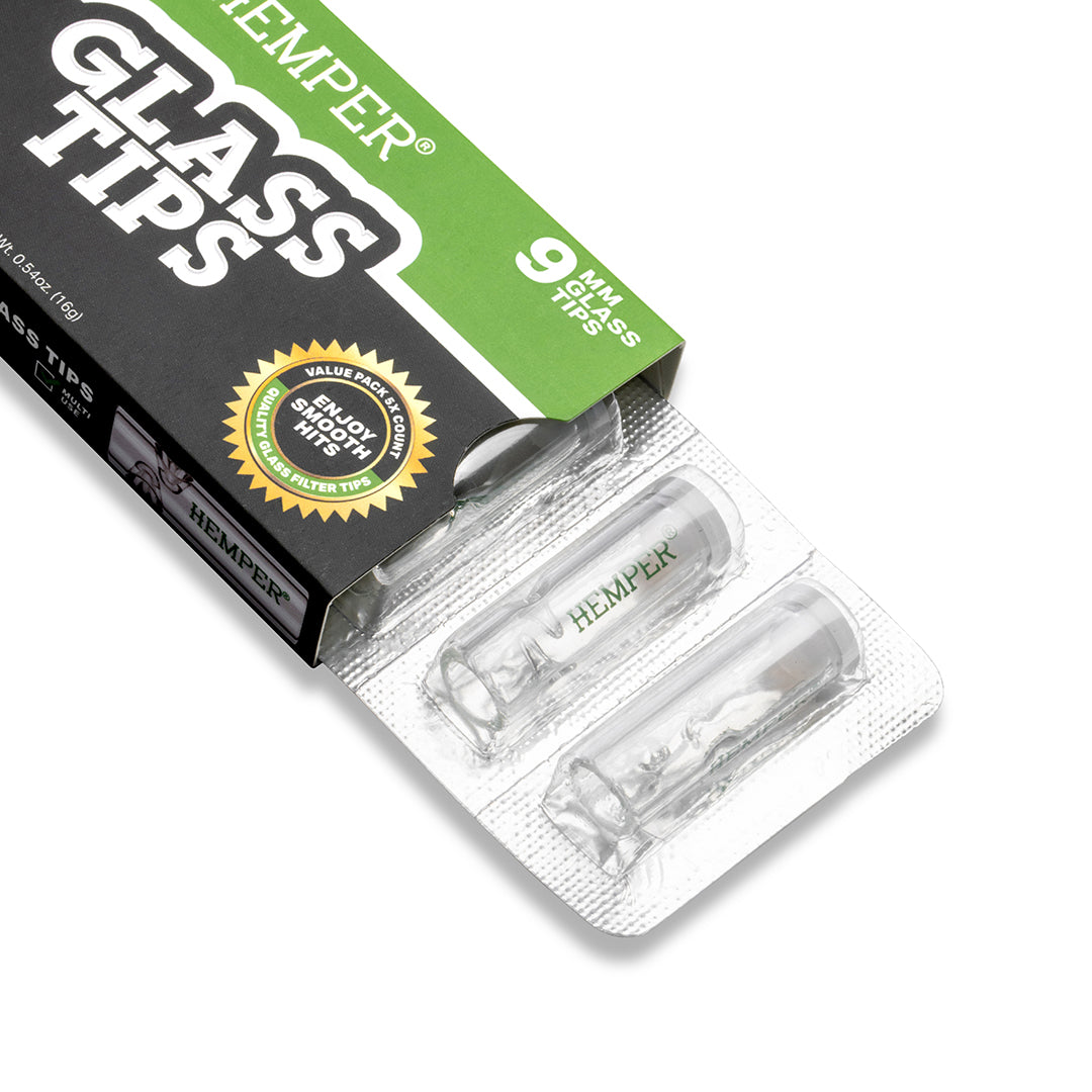 Glass Filter Tips 9mm | 5 Pack