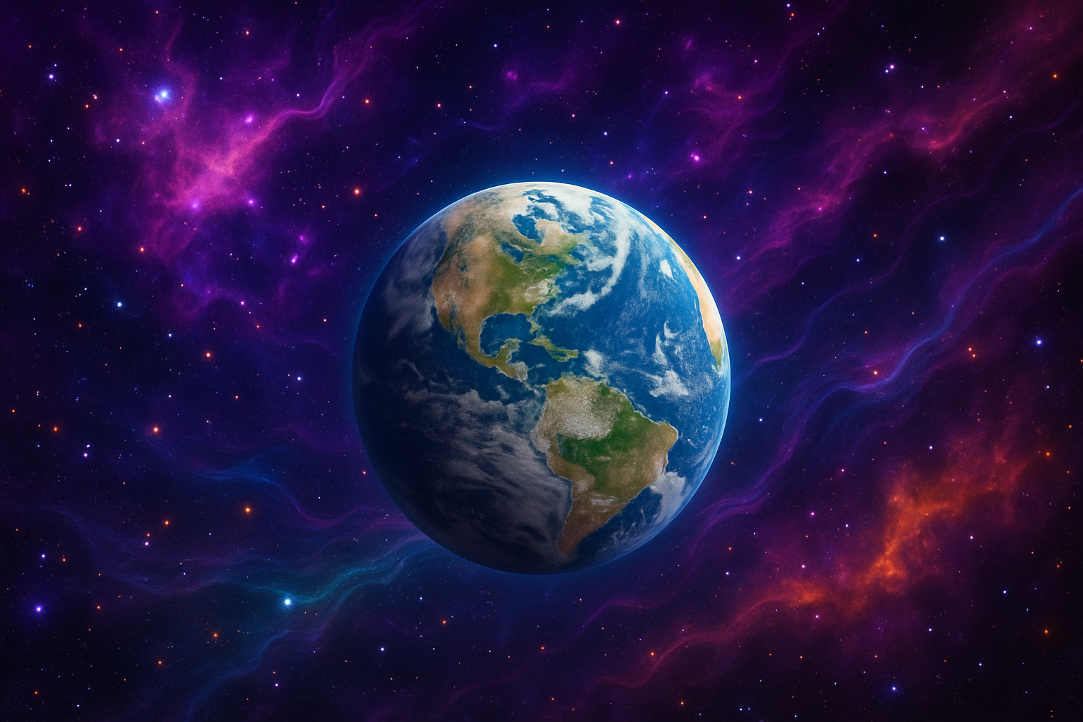 change earth back to normal earth color and keep that background